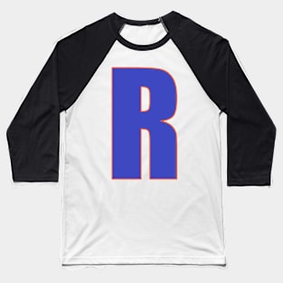 Brave in Blue: R's Defining edge Baseball T-Shirt